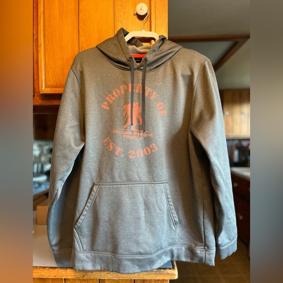 Under Armour Wounded Warrior Project men’s hoodie. Size L EUC - Picture 1 of 6